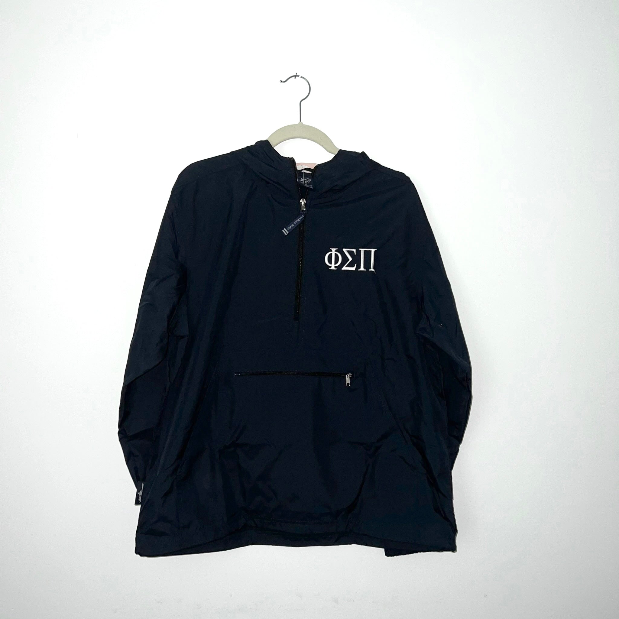 PHI SIGMA PI - CHARLES RIVER RAIN JACKET - MEDIUM – The Letter Market
