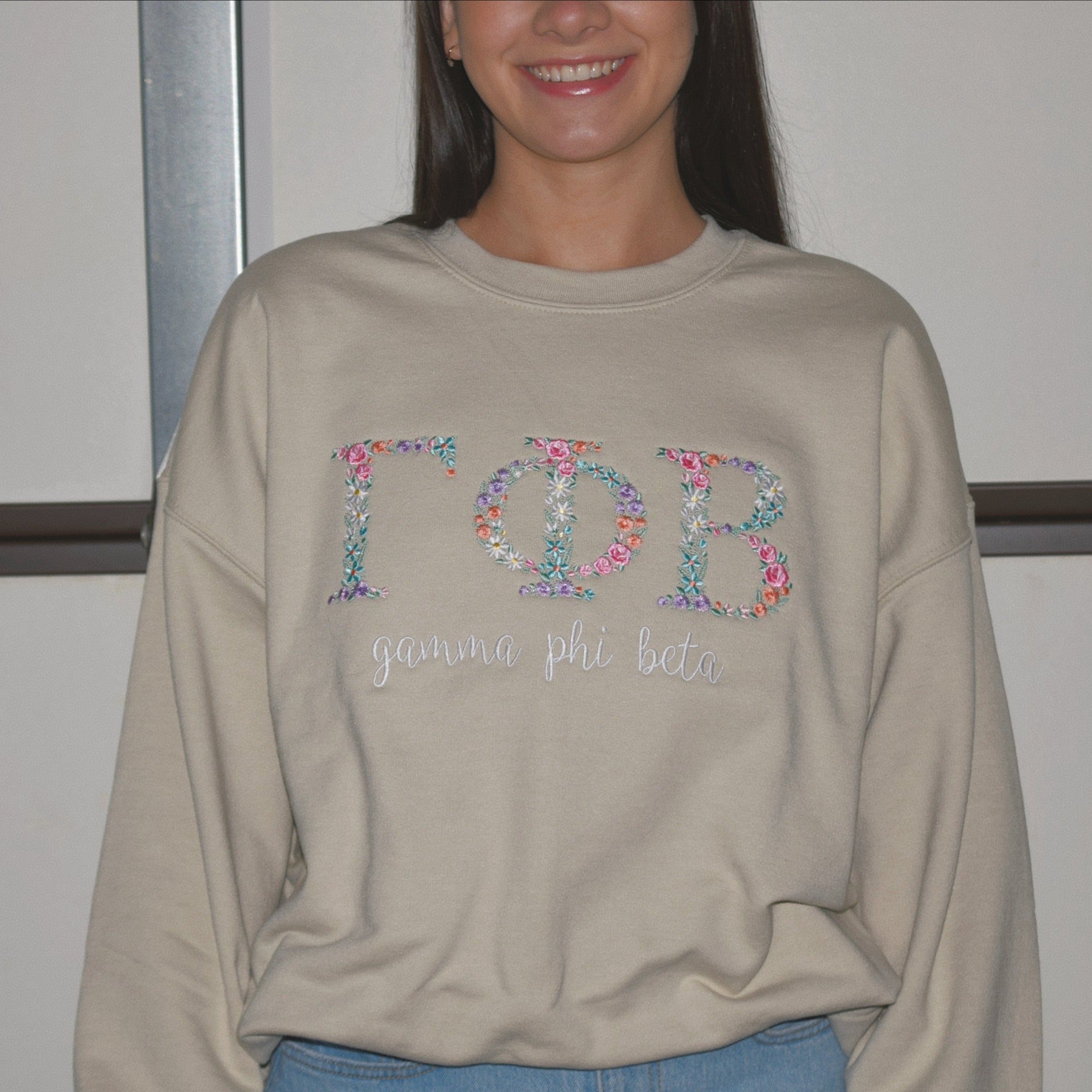 Embroidered cheap sorority sweatshirts