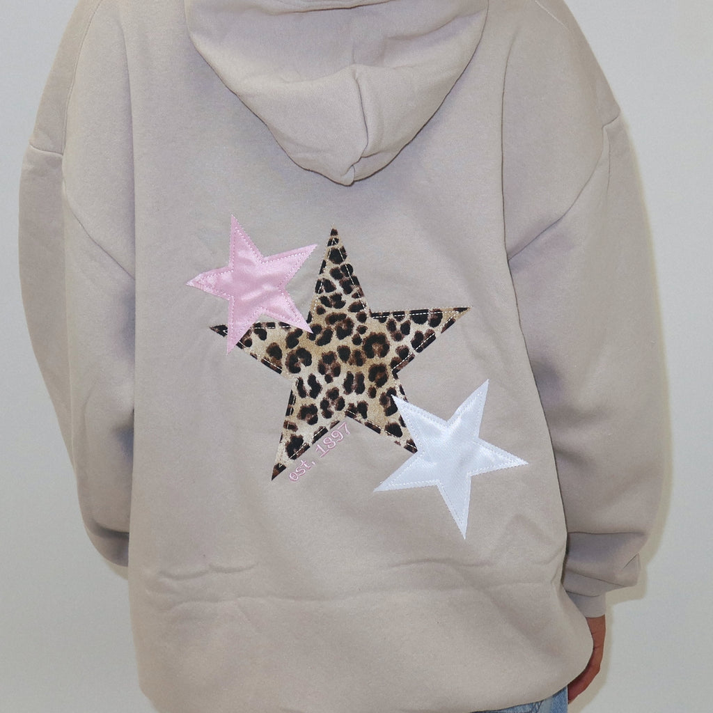 WRITTEN IN THE STARS APPLIQUE EMBROIDERED SORORITY HOODIE – The
