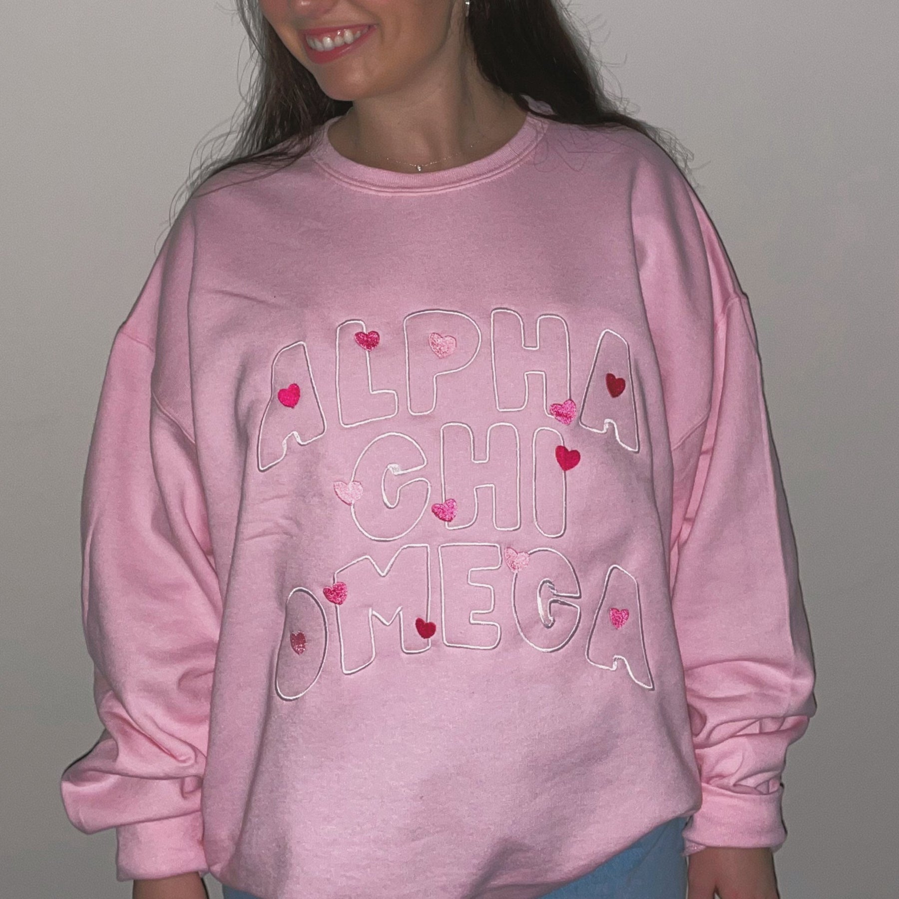 Surrounded by Love Sorority Crewneck – The Letter Market