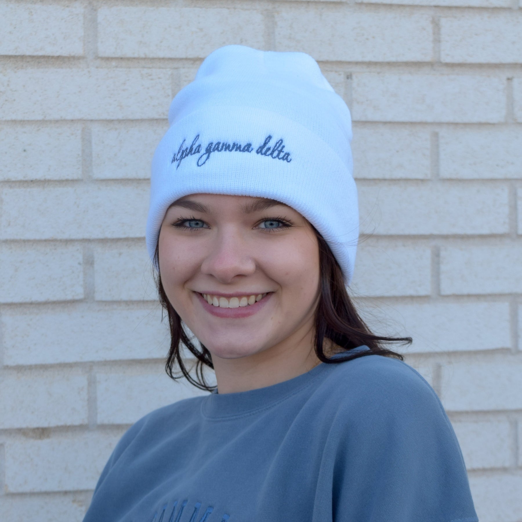 Good Script Hat Script Sorority Knit Hat – The Letter Market