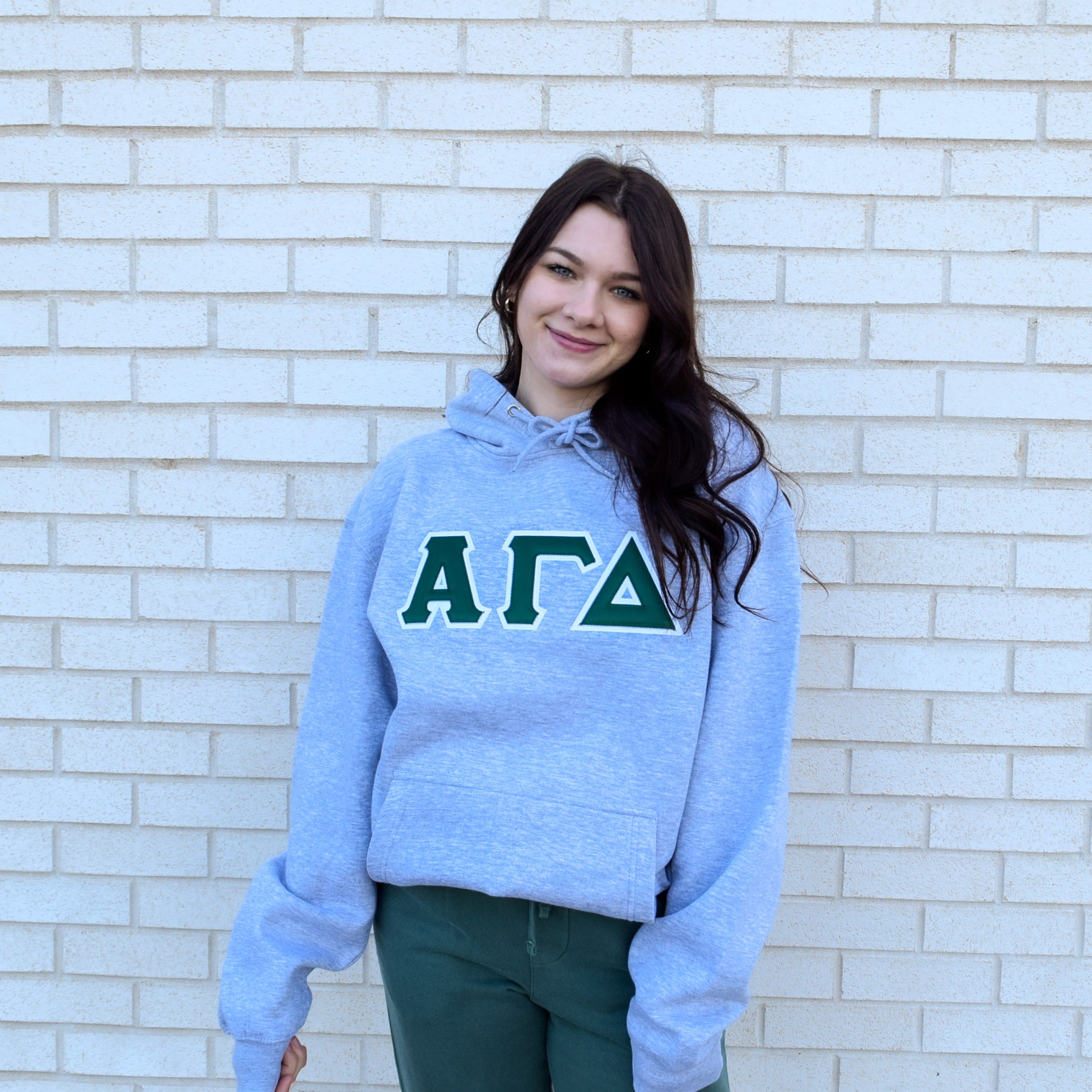Traditional 2 Layer Sorority Tackle Twill Hoodie – The Letter Market