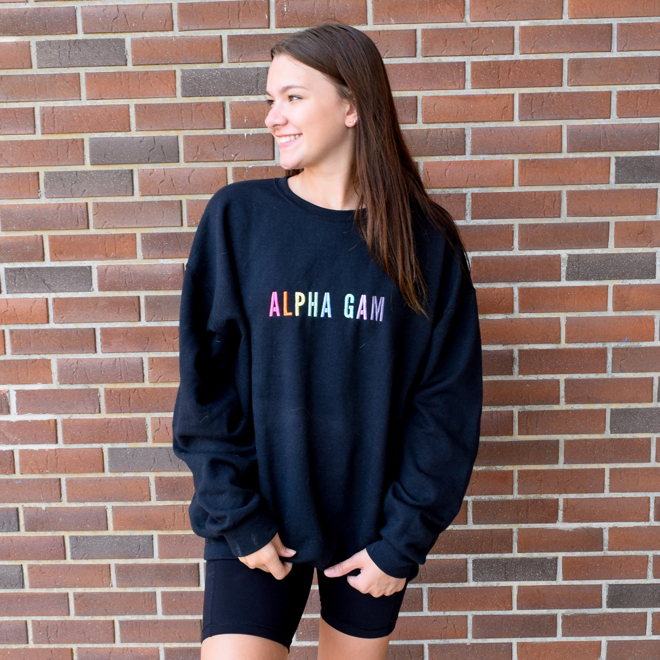 Simple Rainbow Letters Sorority Crew – The Letter Market